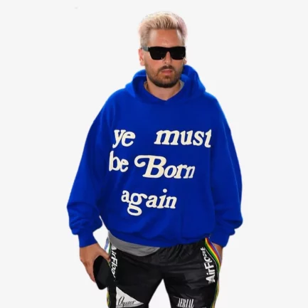 Ye Must Be Born Again Blue Hoodie