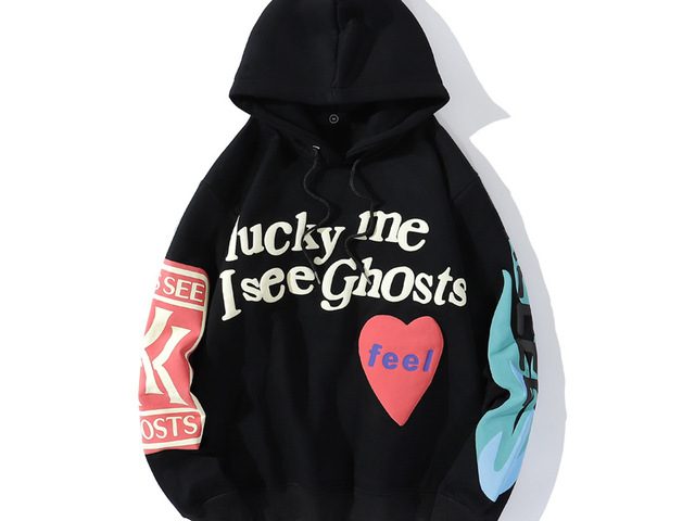 Rocking the 'Lucky Me I See Ghosts' Hoodie with Flair